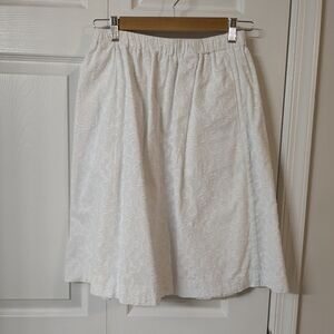 J. Crew Factory White A-Line Skirt Size 2